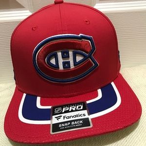 🔆Montreal Canadians Authentic Cap / NHL / Pro Draft Flat Brim Hat